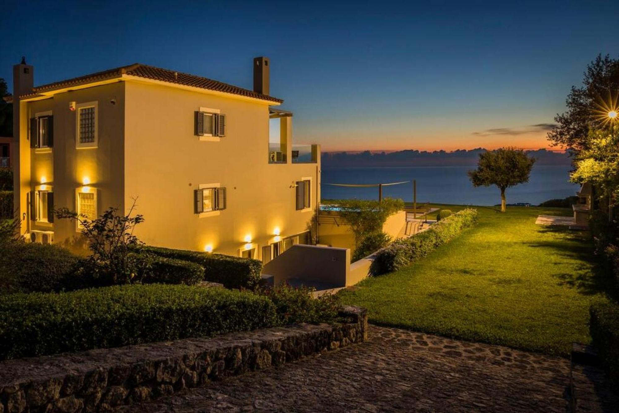 Villa Grande Azzurro In Lakíthra Exterior foto