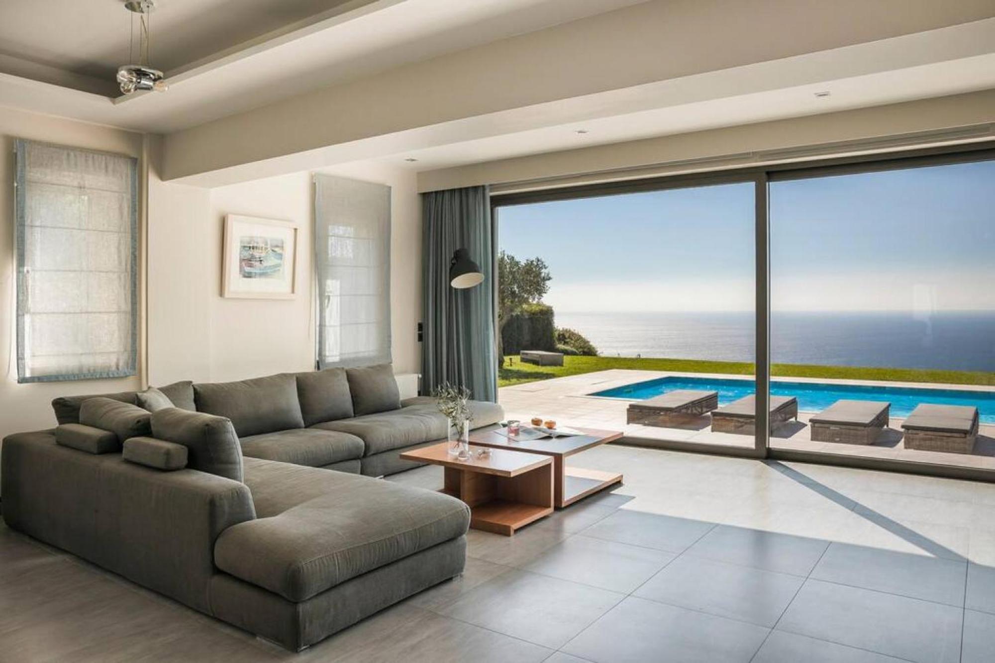 Villa Grande Azzurro In Lakíthra Exterior foto