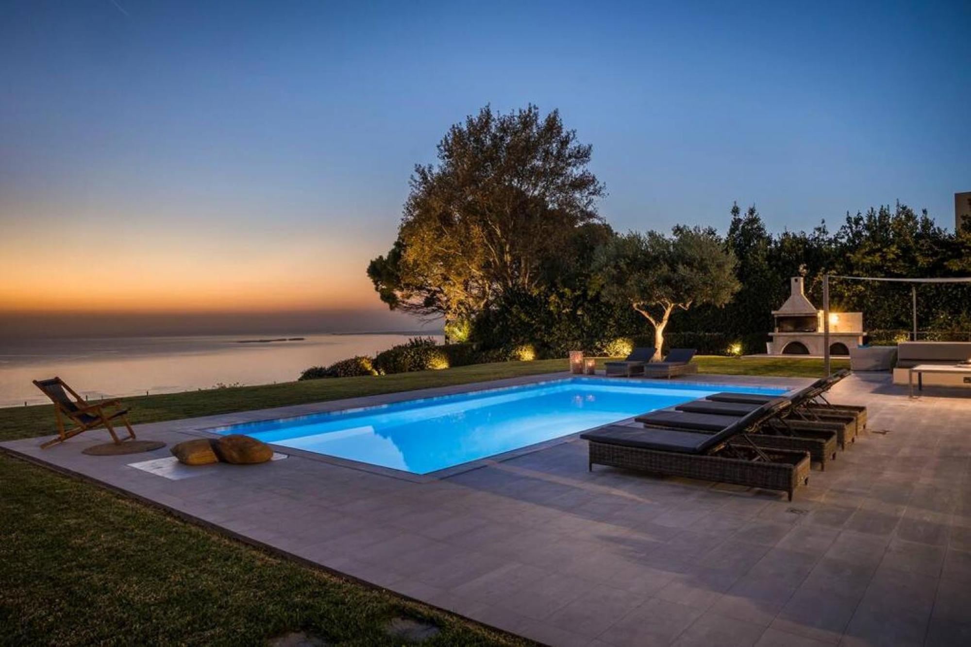 Villa Grande Azzurro In Lakíthra Exterior foto