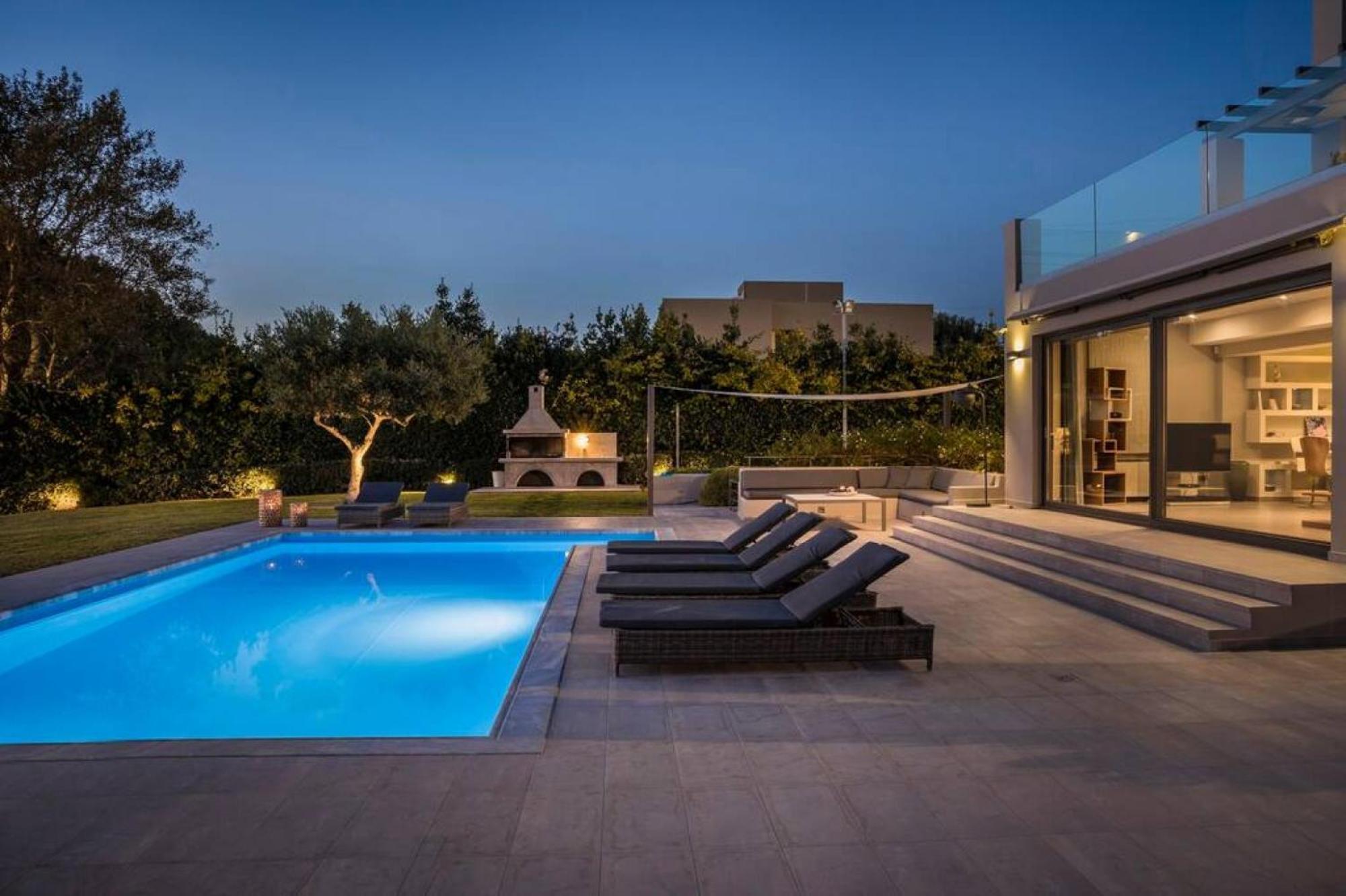 Villa Grande Azzurro In Lakíthra Exterior foto