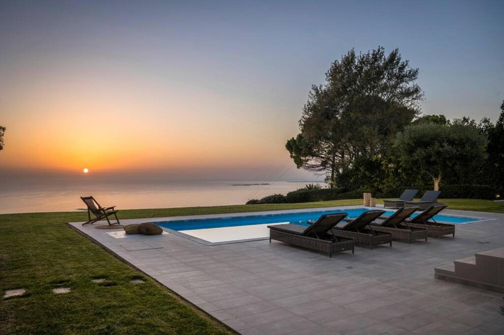 Villa Grande Azzurro In Lakíthra Exterior foto