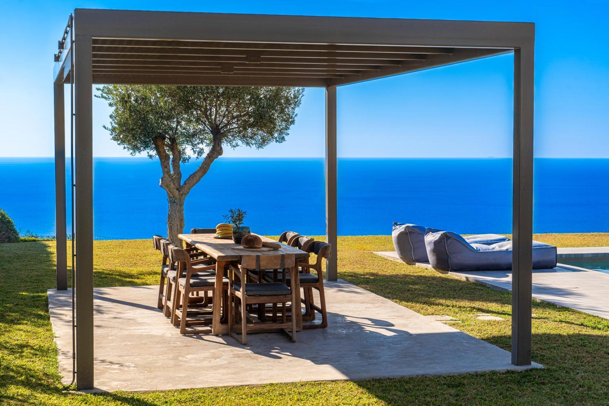 Villa Grande Azzurro In Lakíthra Exterior foto