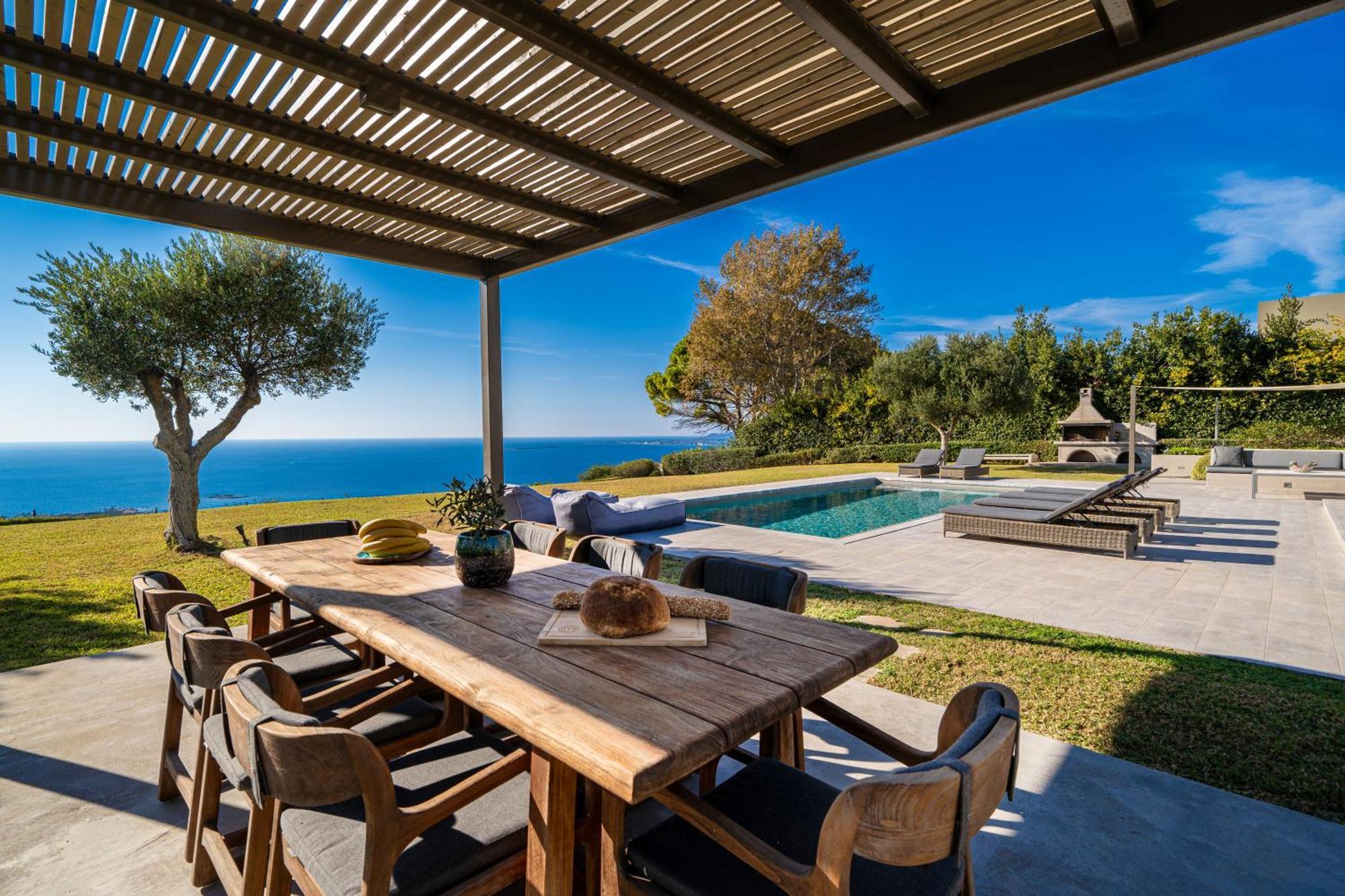 Villa Grande Azzurro In Lakíthra Exterior foto