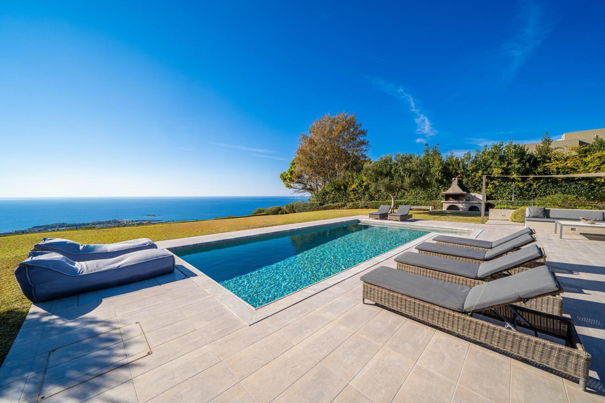 Villa Grande Azzurro In Lakíthra Exterior foto