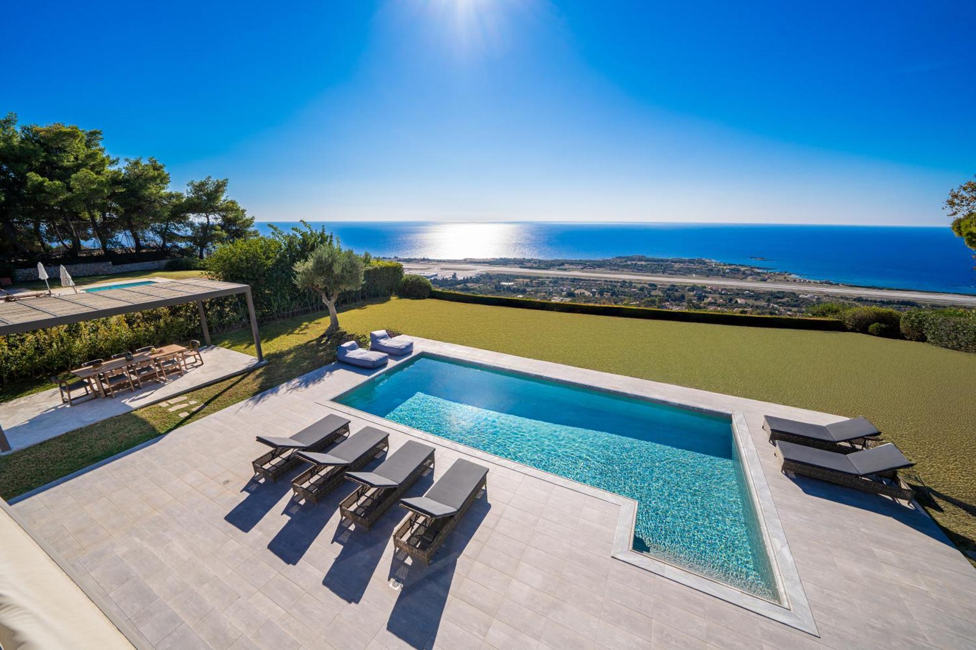 Villa Grande Azzurro In Lakíthra Exterior foto