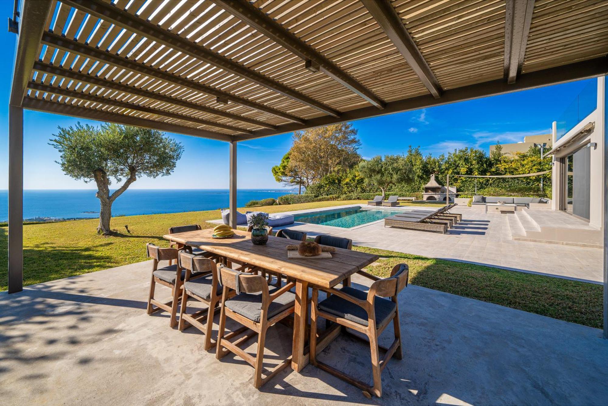 Villa Grande Azzurro In Lakíthra Exterior foto