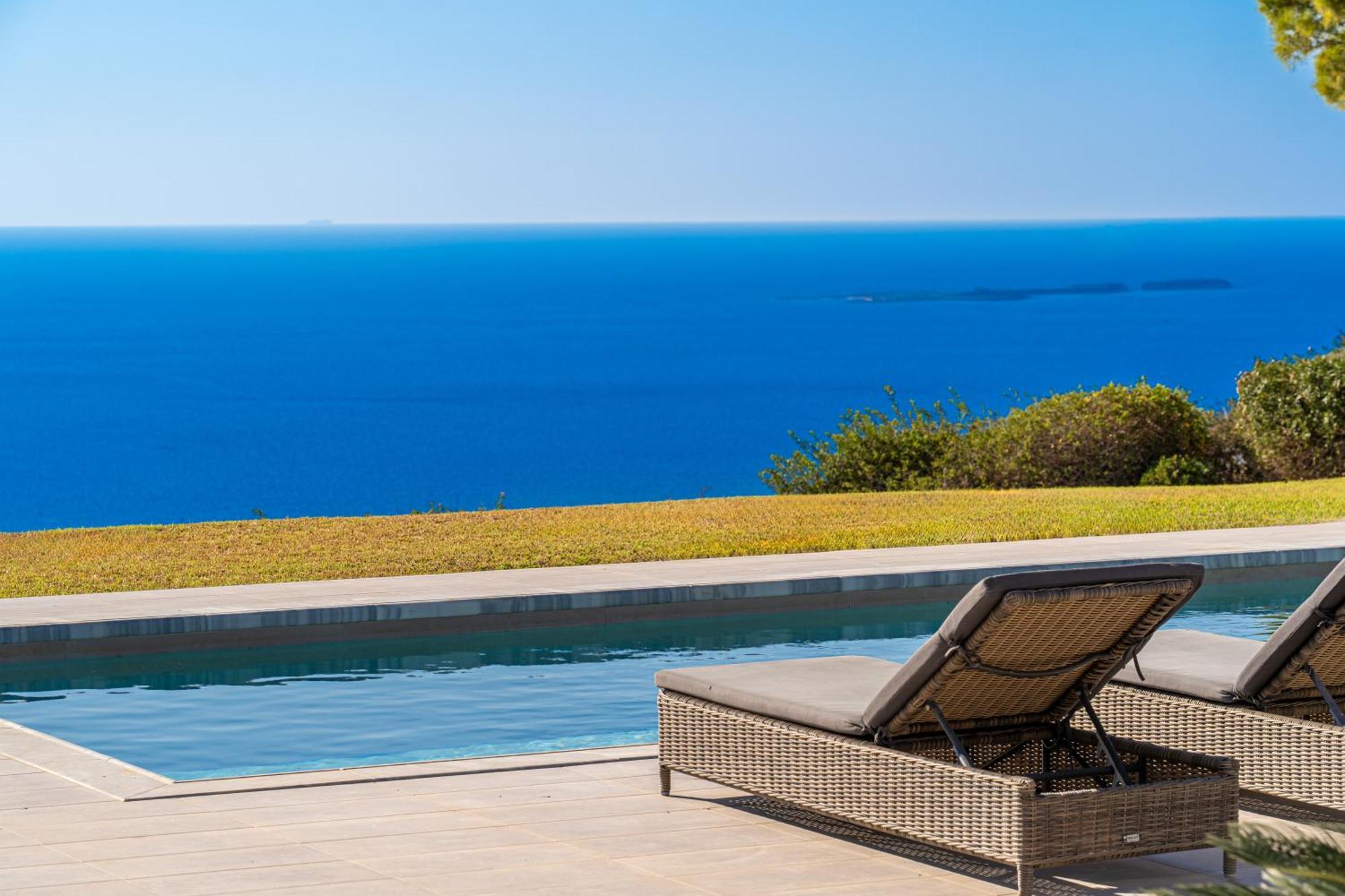 Villa Grande Azzurro In Lakíthra Exterior foto